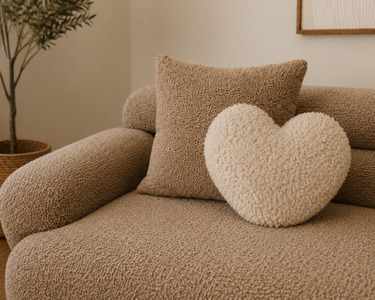 Milk Heart Cushion