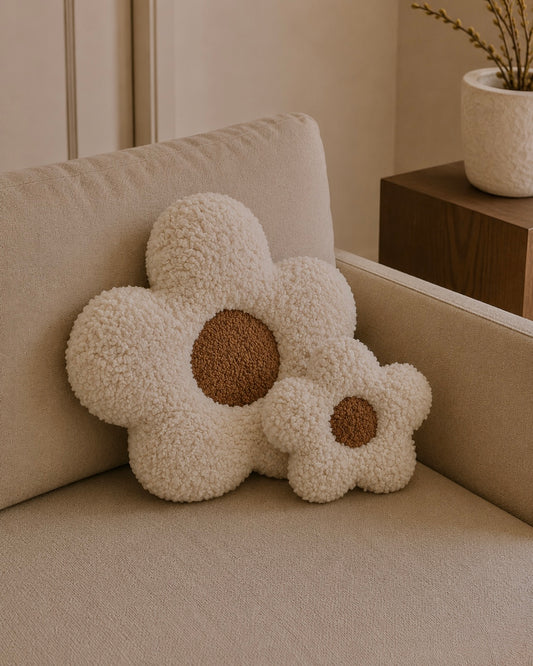 Mushroom Daisy Cushion