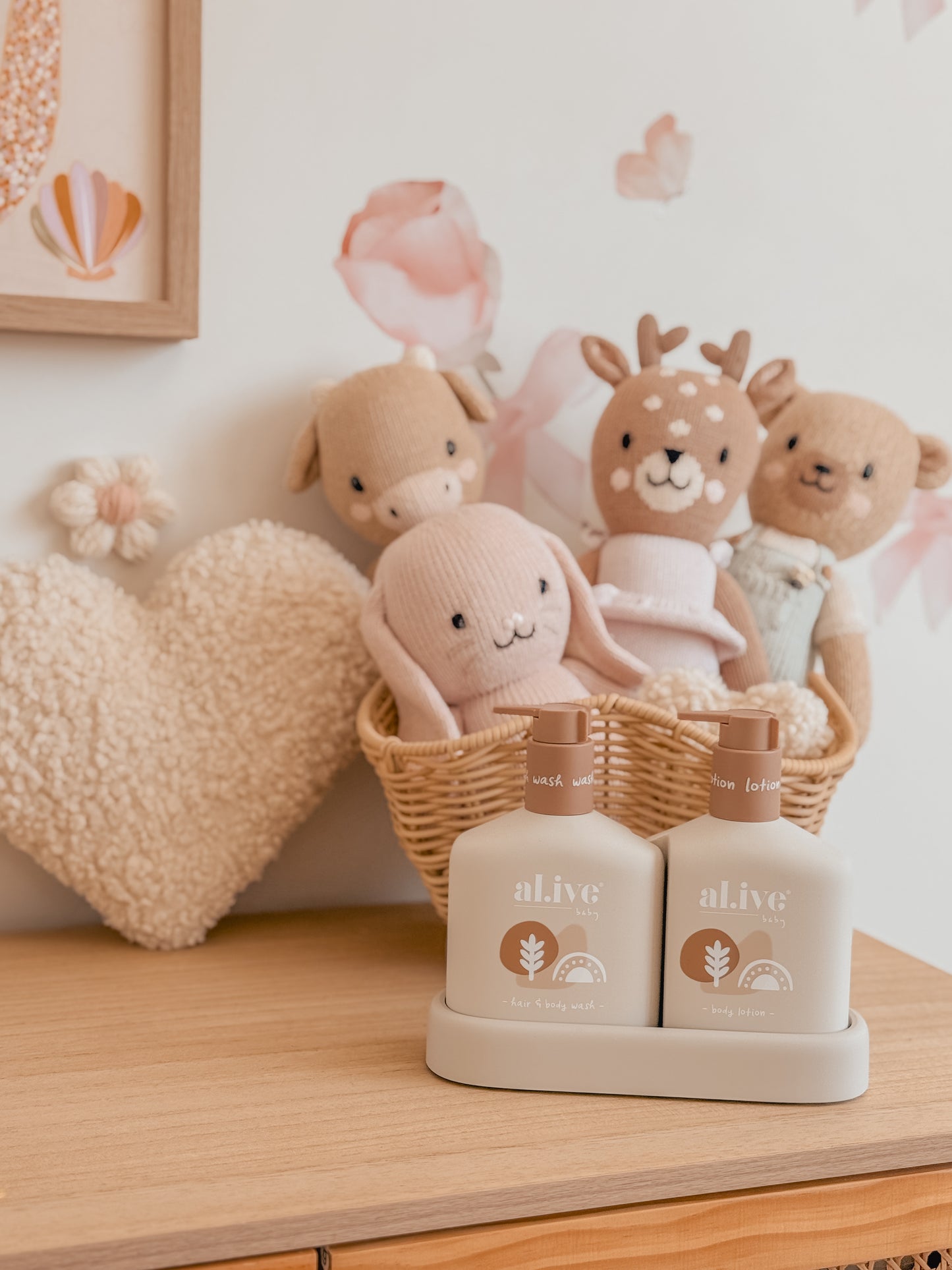 Milk Heart Cushion