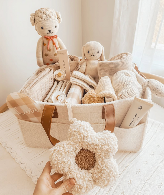 Mushroom sherpa Daisy Pacifier Holder